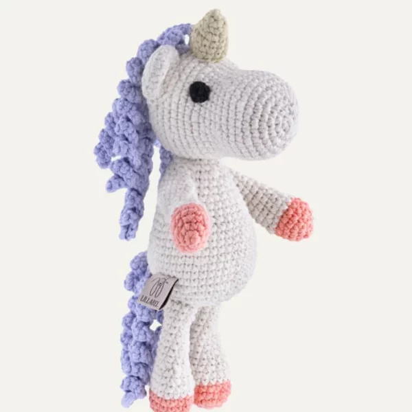 Lillabel AMIKO Crocheted unicorn toy for dogs