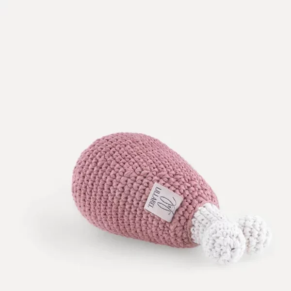 CHICKEN LEG the crochet dog toy - product picture