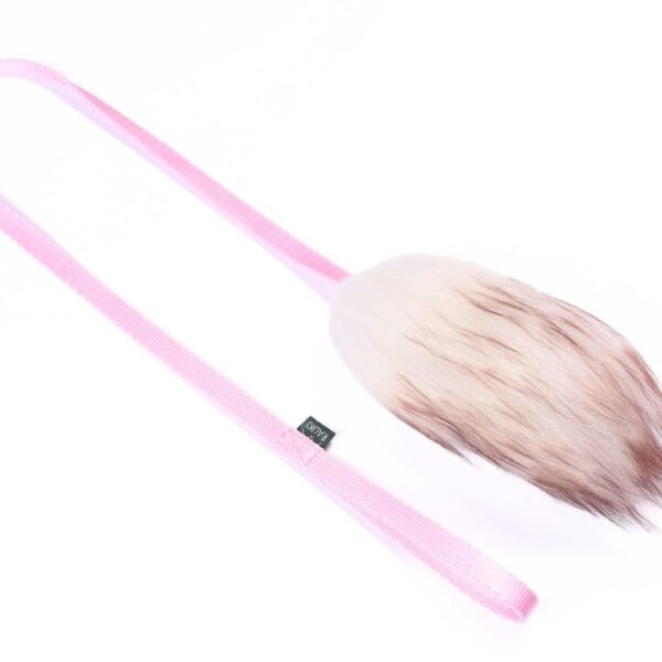 munna xs long sheep fur powder pink